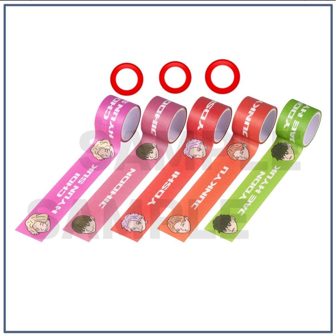 BTS マスキングテープ　まとめ売り Amazon.co.jp: BT21 Bite Masking Tape【BTS公式グッズ